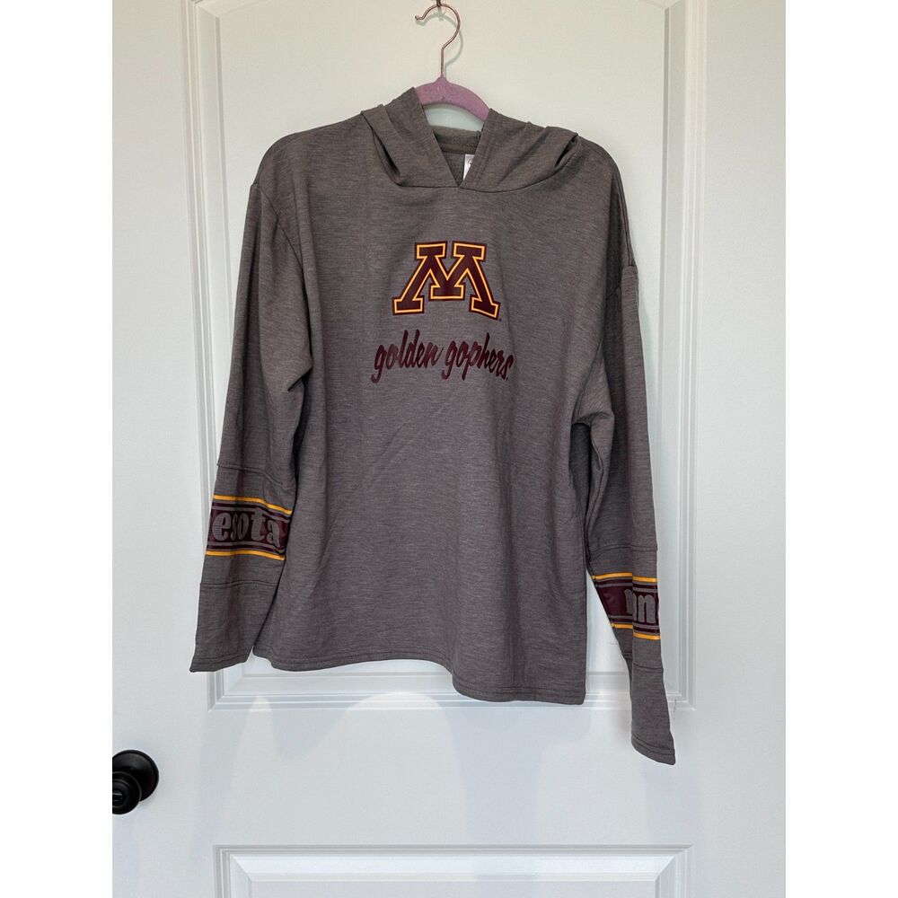 NWT Rivalry Threads 91 Minnesota Golden Gophers Hooded Sweatshirt Size Medium